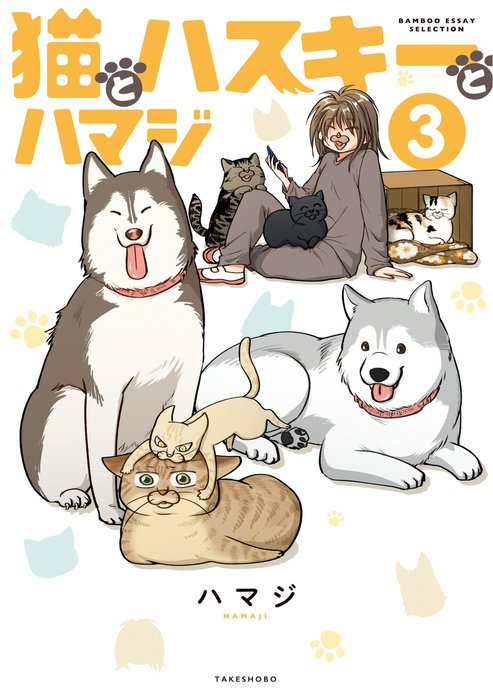 猫とハスキーとハマジ